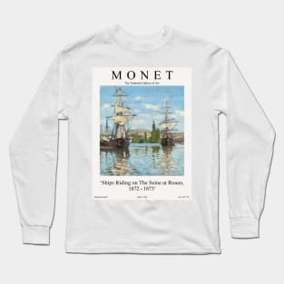 Claude Moner Exhibition Wall Art Landscape Long Sleeve T-Shirt